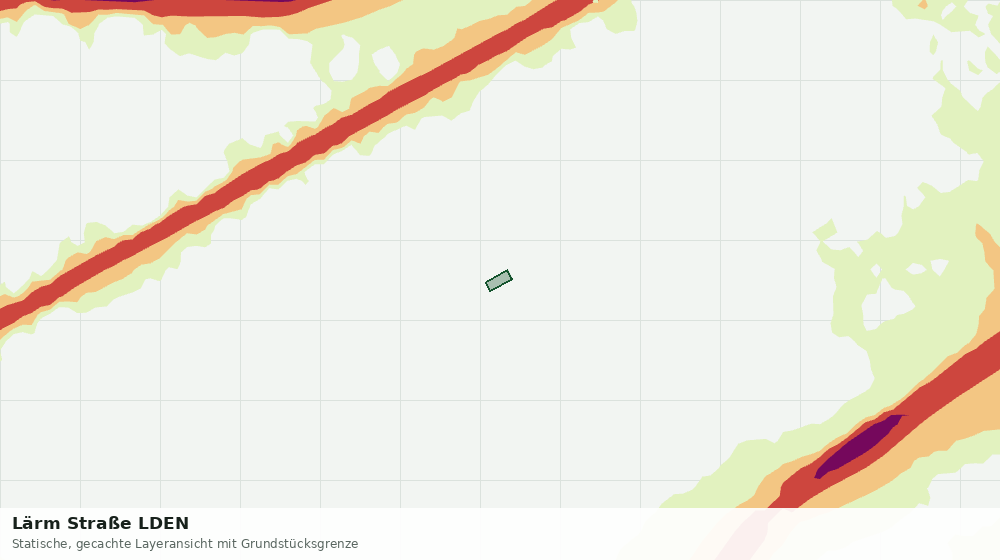 Statische Kartenansicht: Lärm Straße LDEN
