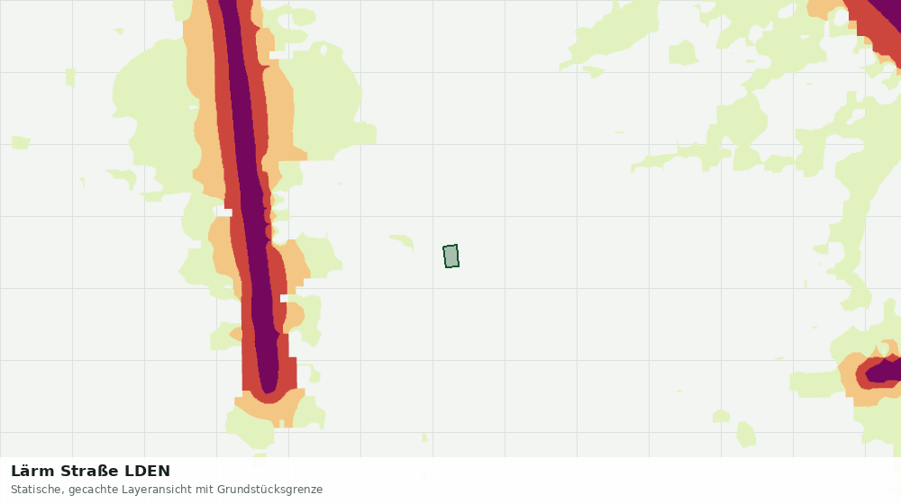 Statische Kartenansicht: Lärm Straße LDEN