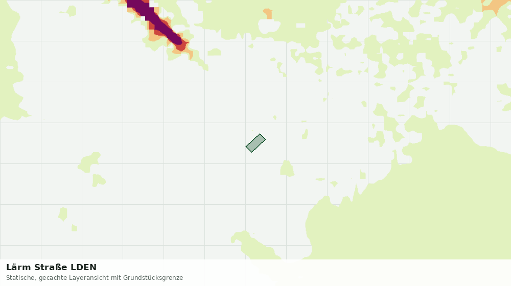 Statische Kartenansicht: Lärm Straße LDEN