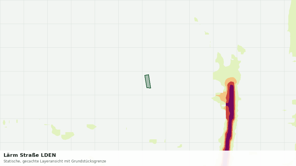 Statische Kartenansicht: Lärm Straße LDEN