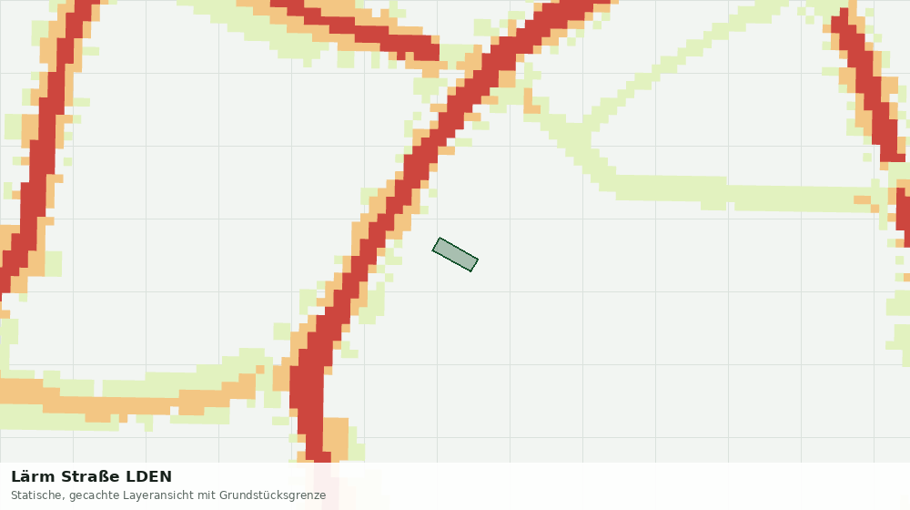 Statische Kartenansicht: Lärm Straße LDEN
