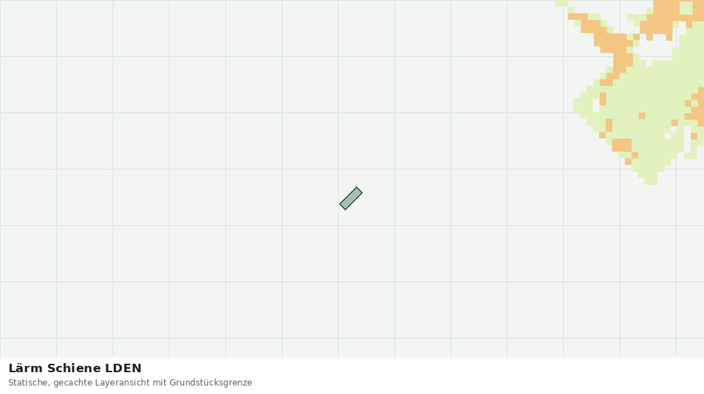 Statische Kartenansicht: Lärm Schiene LDEN