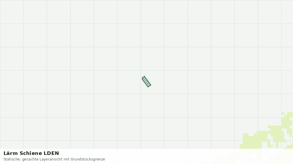 Statische Kartenansicht: Lärm Schiene LDEN