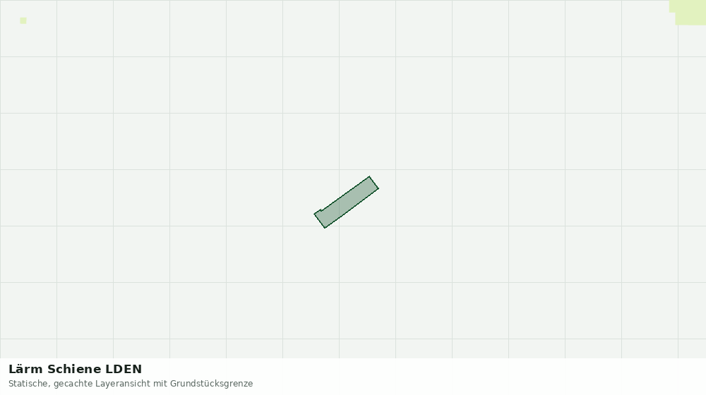 Statische Kartenansicht: Lärm Schiene LDEN