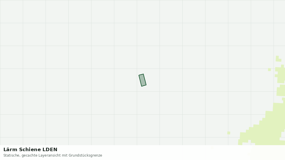 Statische Kartenansicht: Lärm Schiene LDEN