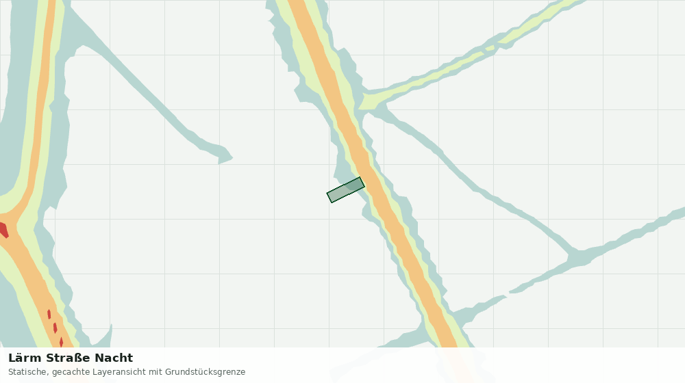 Statische Kartenansicht: Lärm Straße Nacht