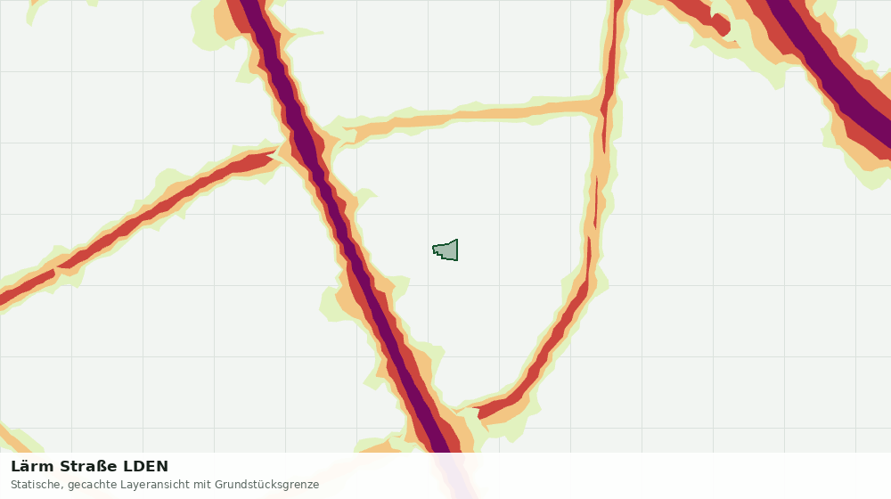 Statische Kartenansicht: Lärm Straße LDEN