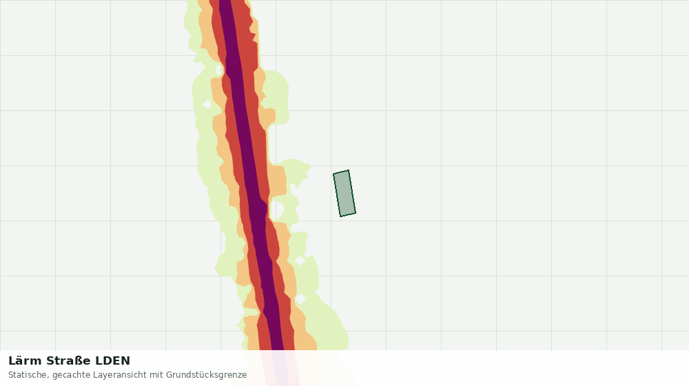 Statische Kartenansicht: Lärm Straße LDEN