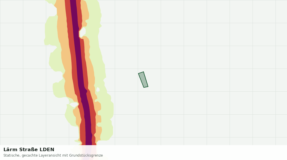 Statische Kartenansicht: Lärm Straße LDEN