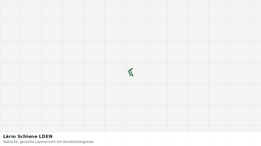 Statische Kartenansicht: Lärm Schiene LDEN
