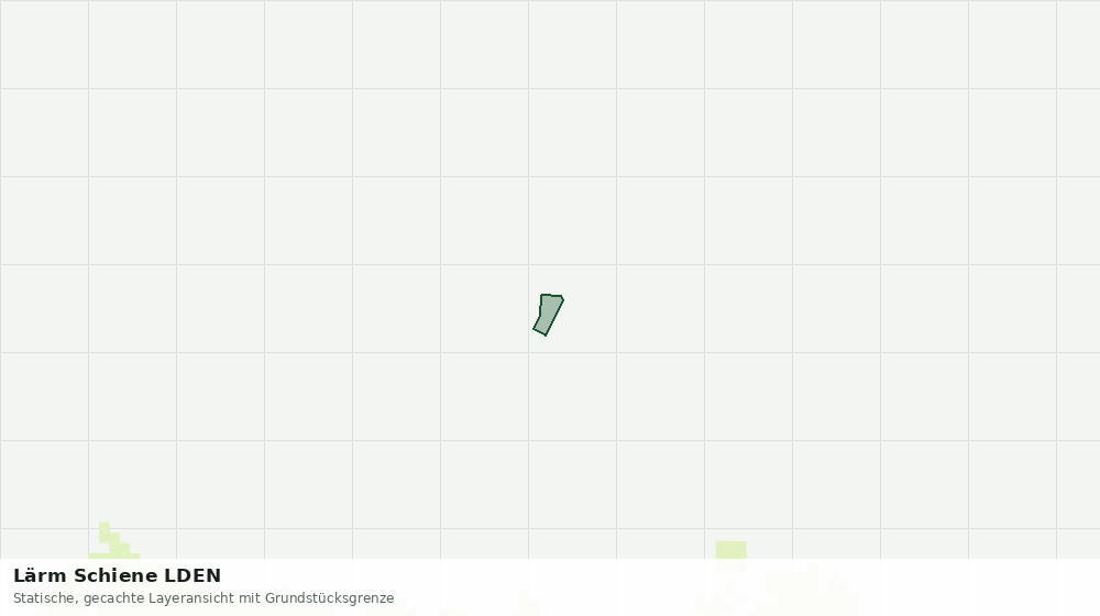 Statische Kartenansicht: Lärm Schiene LDEN