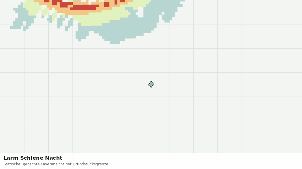 Statische Kartenansicht: Lärm Schiene Nacht