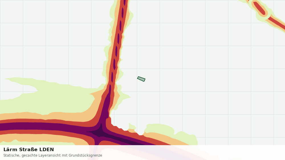Statische Kartenansicht: Lärm Straße LDEN