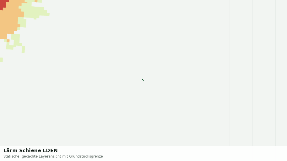 Statische Kartenansicht: Lärm Schiene LDEN