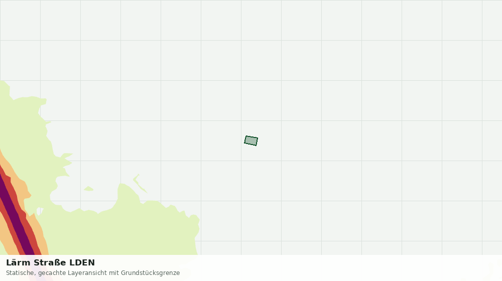 Statische Kartenansicht: Lärm Straße LDEN
