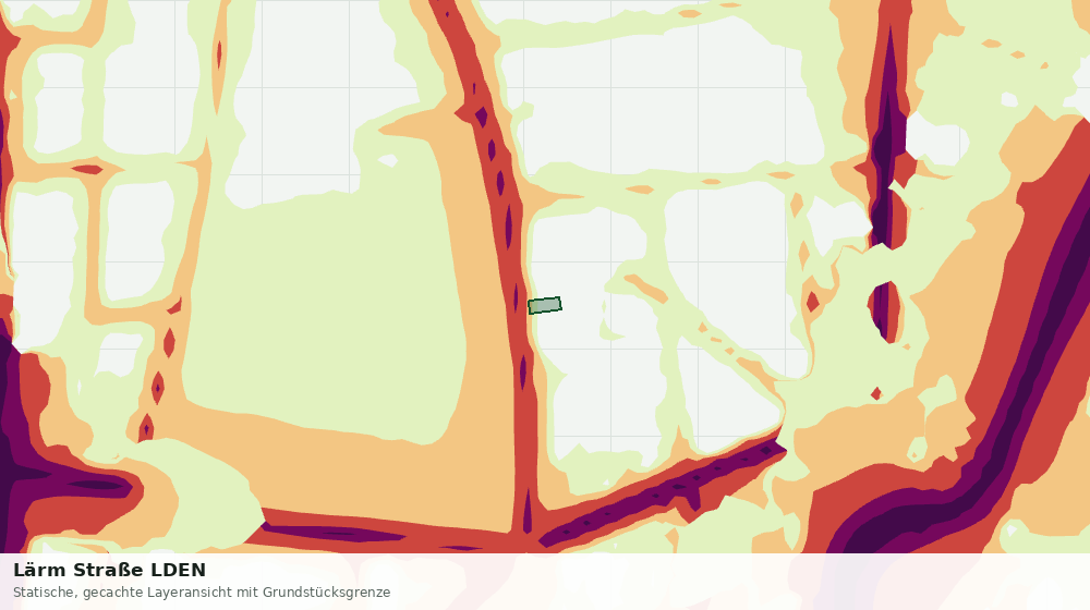 Statische Kartenansicht: Lärm Straße LDEN