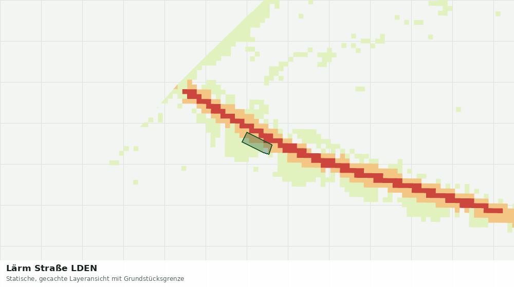 Statische Kartenansicht: Lärm Straße LDEN