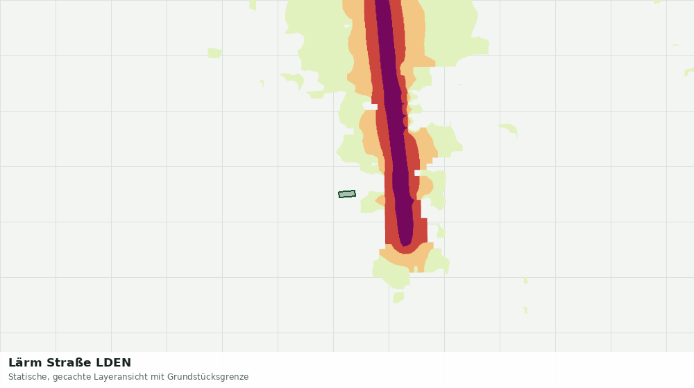 Statische Kartenansicht: Lärm Straße LDEN