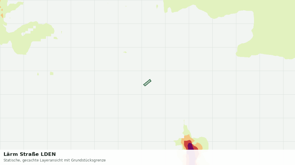 Statische Kartenansicht: Lärm Straße LDEN