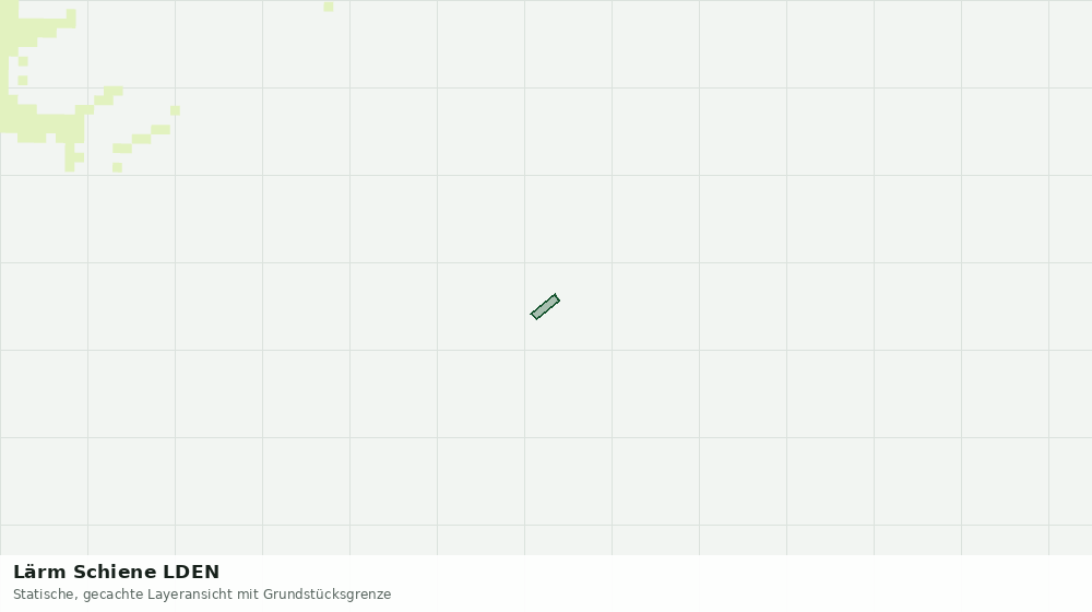 Statische Kartenansicht: Lärm Schiene LDEN