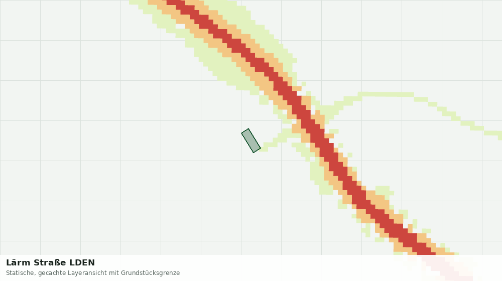 Statische Kartenansicht: Lärm Straße LDEN