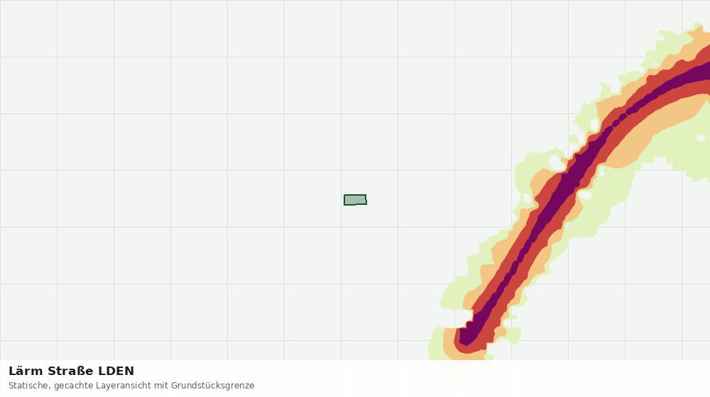 Statische Kartenansicht: Lärm Straße LDEN