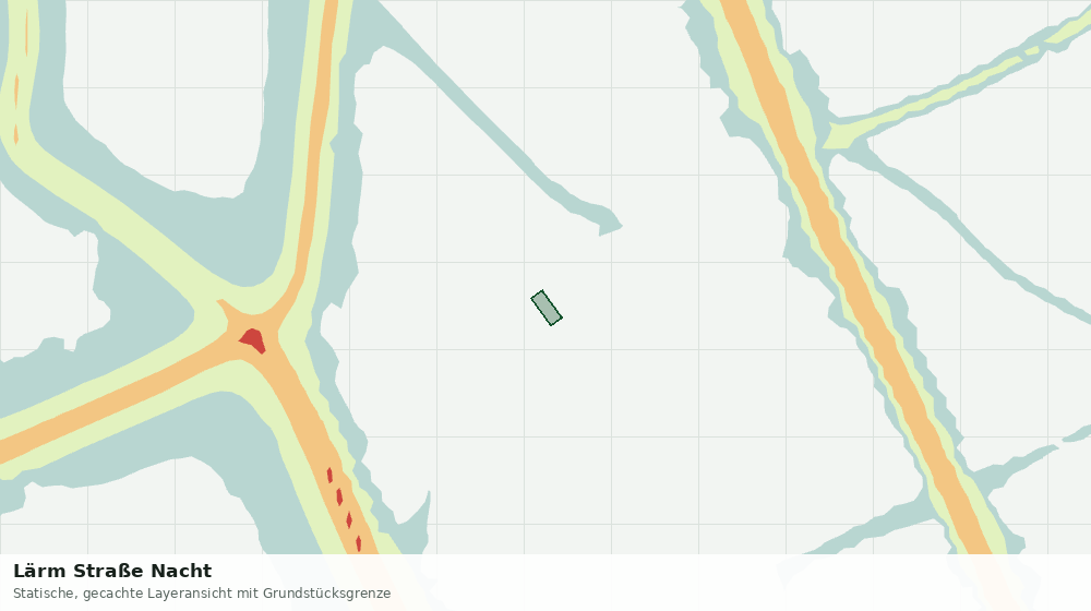 Statische Kartenansicht: Lärm Straße Nacht