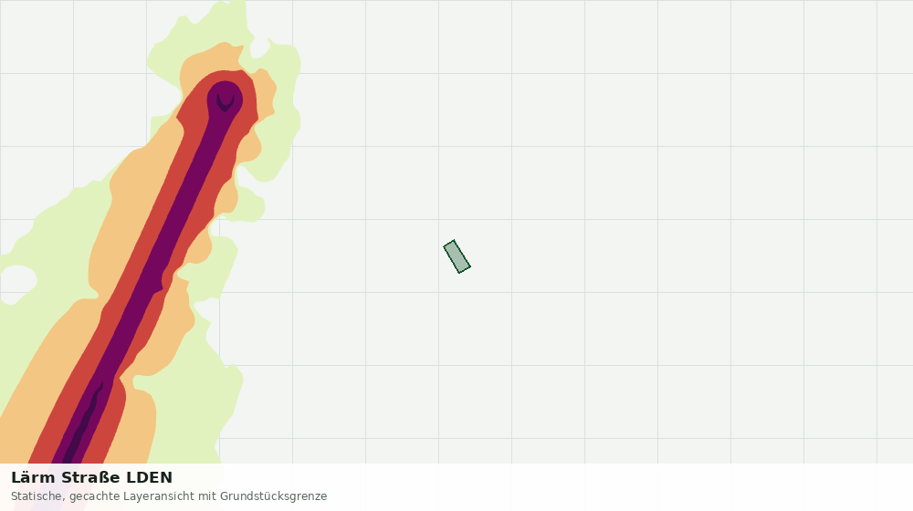 Statische Kartenansicht: Lärm Straße LDEN