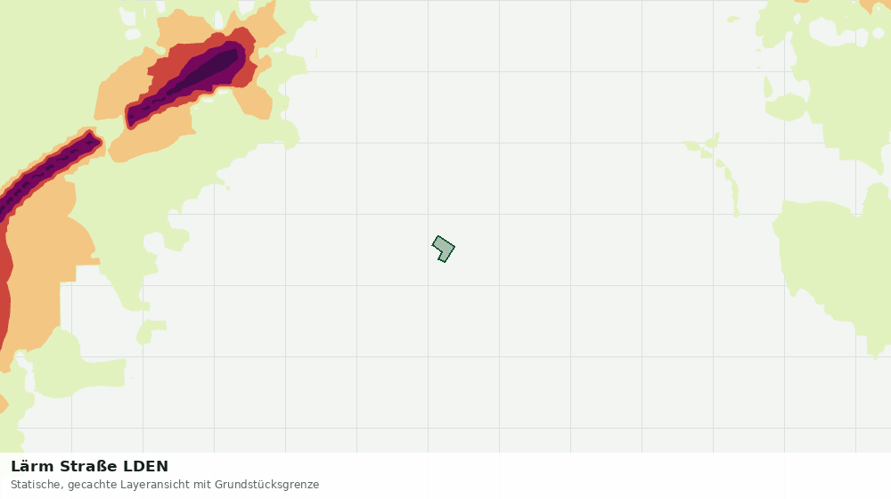 Statische Kartenansicht: Lärm Straße LDEN