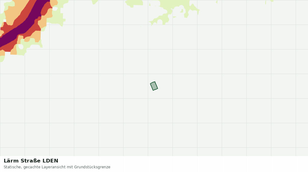 Statische Kartenansicht: Lärm Straße LDEN