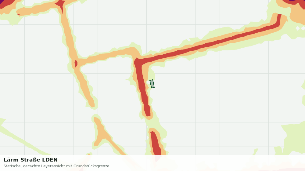 Statische Kartenansicht: Lärm Straße LDEN