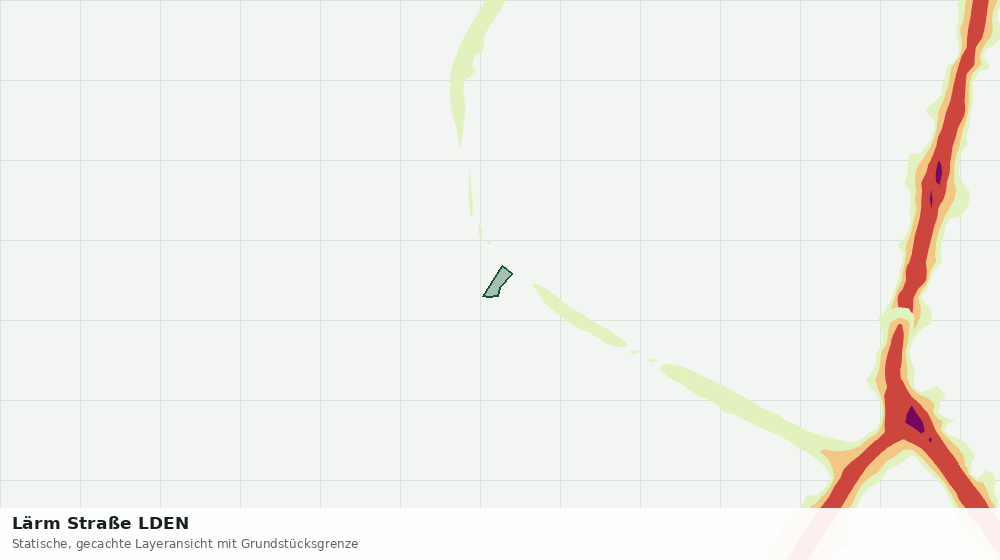 Statische Kartenansicht: Lärm Straße LDEN