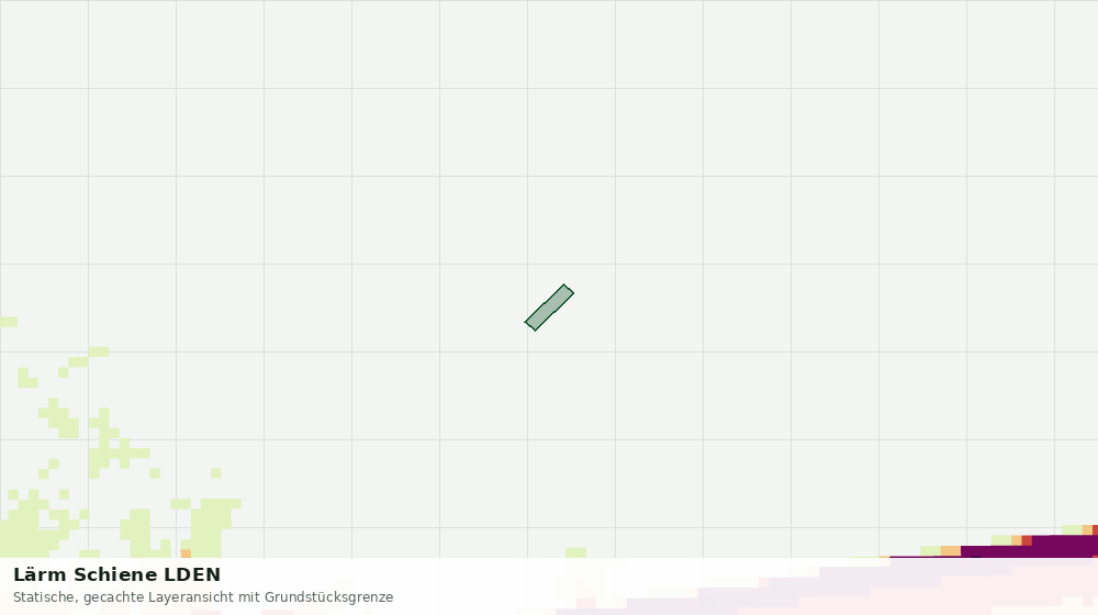 Statische Kartenansicht: Lärm Schiene LDEN