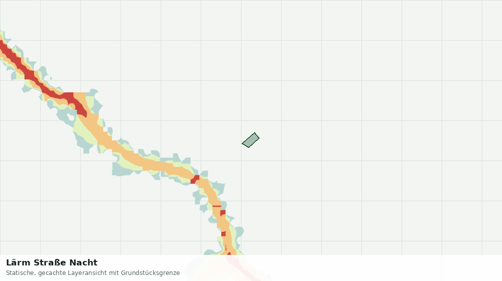 Statische Kartenansicht: Lärm Straße Nacht