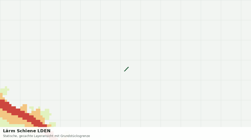 Statische Kartenansicht: Lärm Schiene LDEN