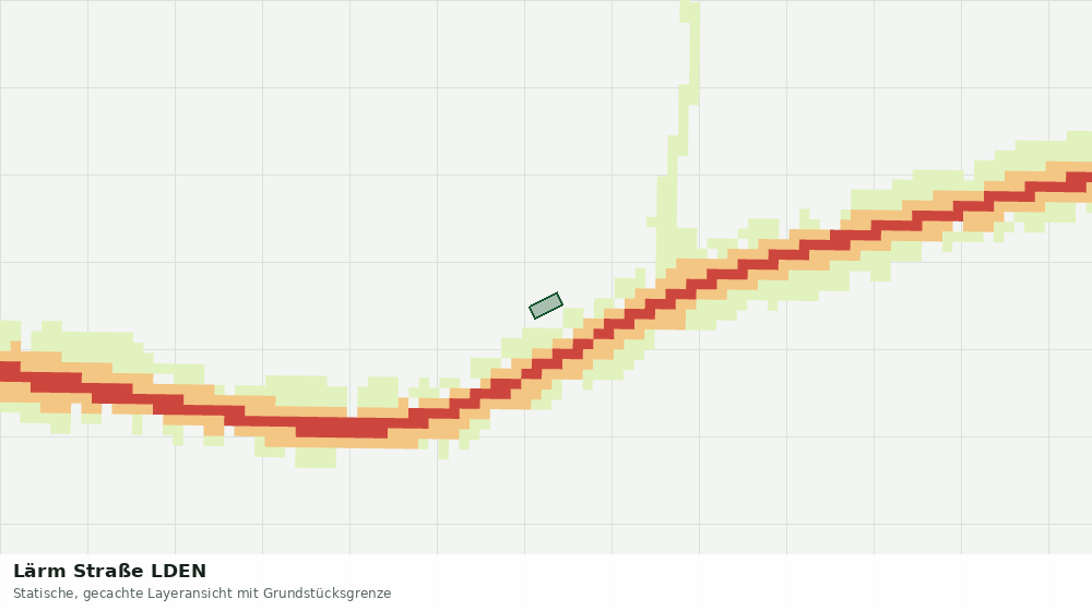 Statische Kartenansicht: Lärm Straße LDEN