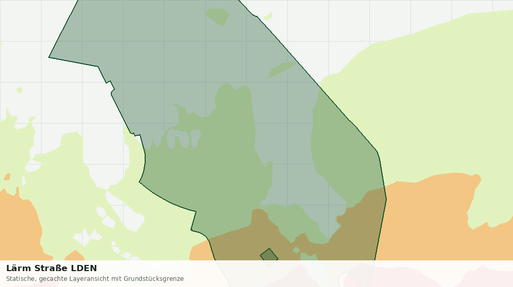 Statische Kartenansicht: Lärm Straße LDEN