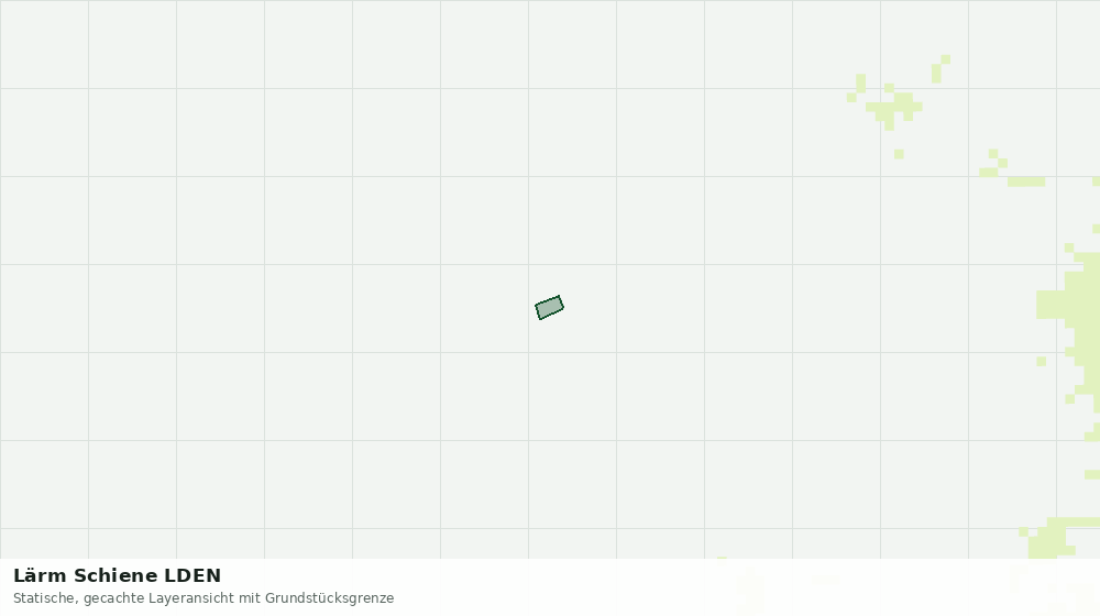 Statische Kartenansicht: Lärm Schiene LDEN
