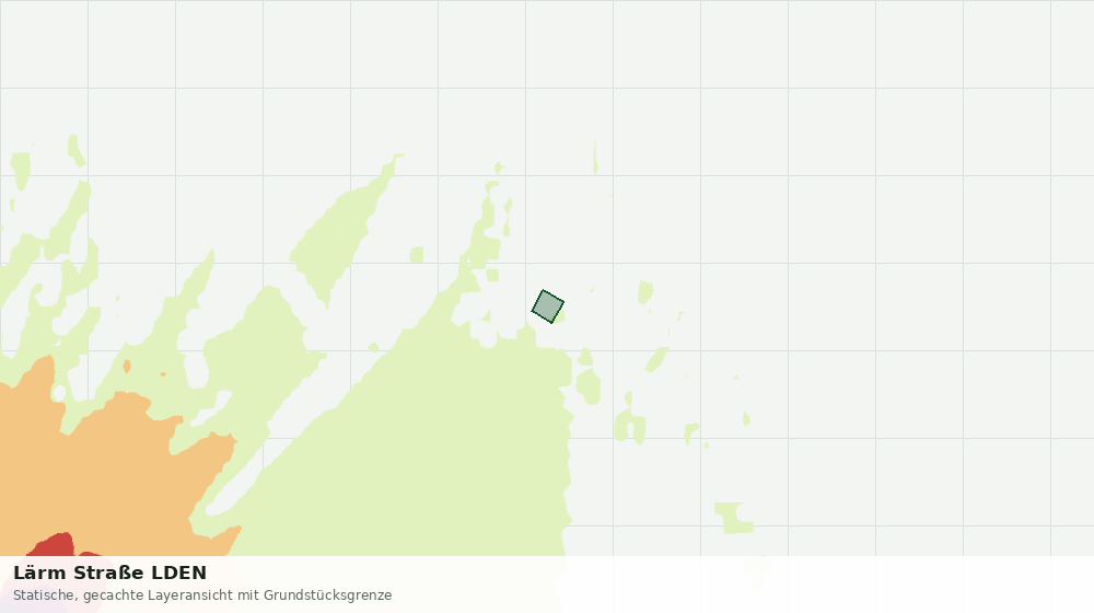 Statische Kartenansicht: Lärm Straße LDEN