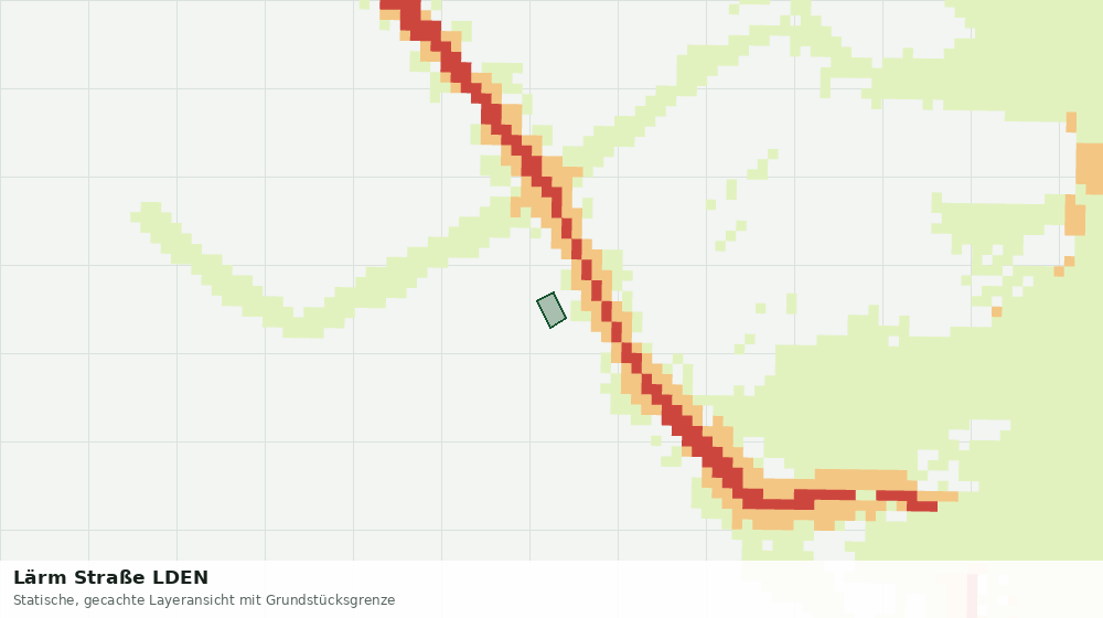 Statische Kartenansicht: Lärm Straße LDEN