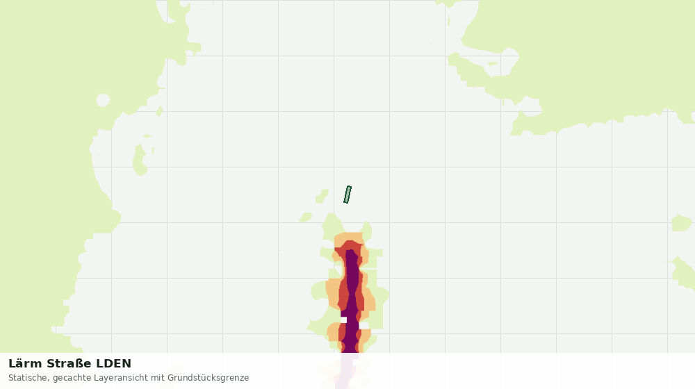 Statische Kartenansicht: Lärm Straße LDEN