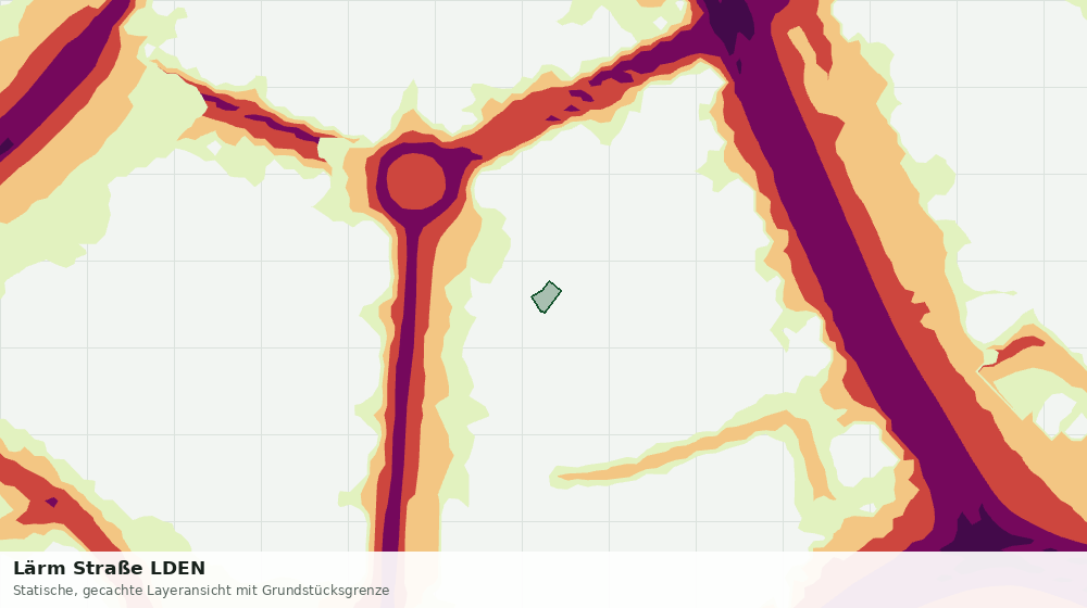 Statische Kartenansicht: Lärm Straße LDEN