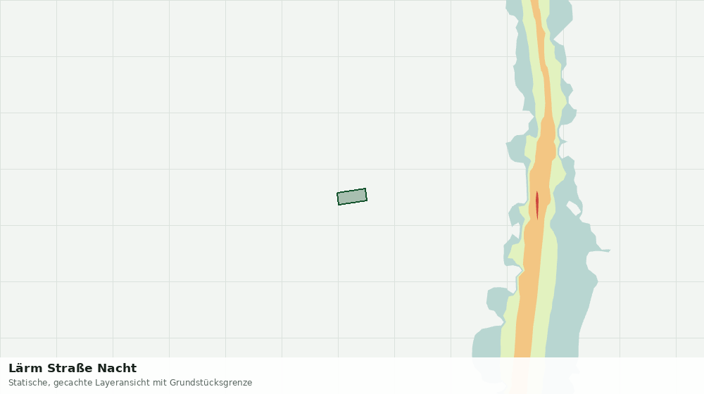 Statische Kartenansicht: Lärm Straße Nacht