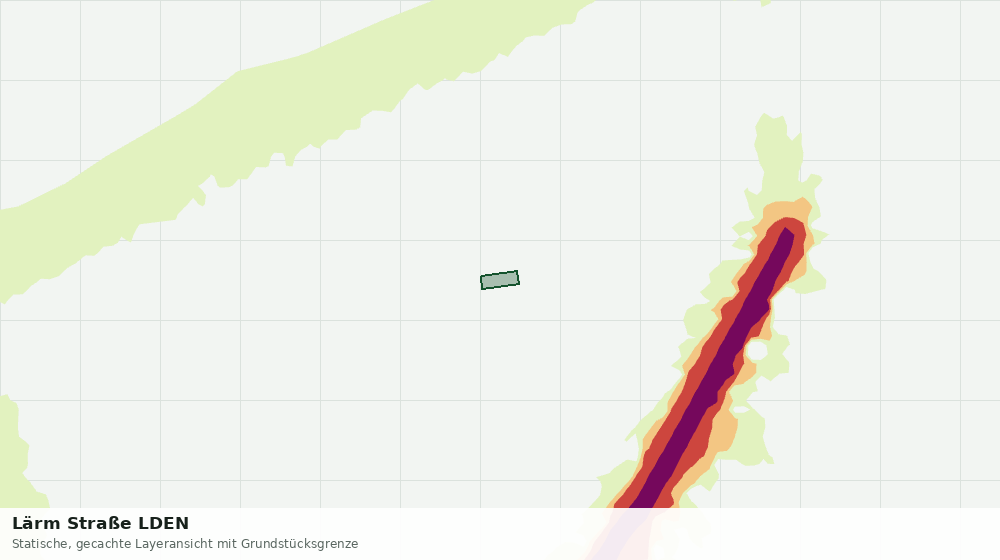 Statische Kartenansicht: Lärm Straße LDEN