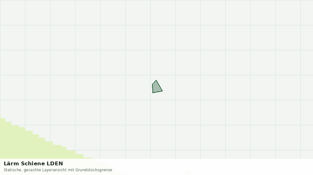 Statische Kartenansicht: Lärm Schiene LDEN