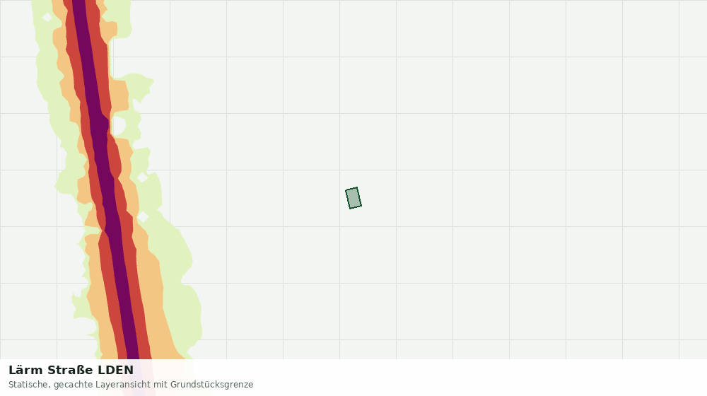 Statische Kartenansicht: Lärm Straße LDEN