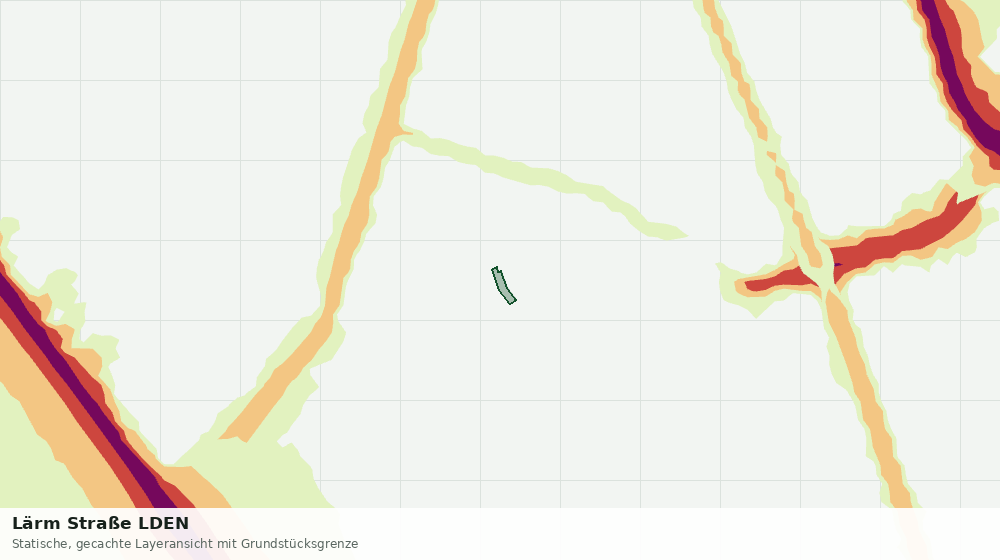 Statische Kartenansicht: Lärm Straße LDEN