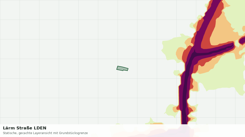 Statische Kartenansicht: Lärm Straße LDEN