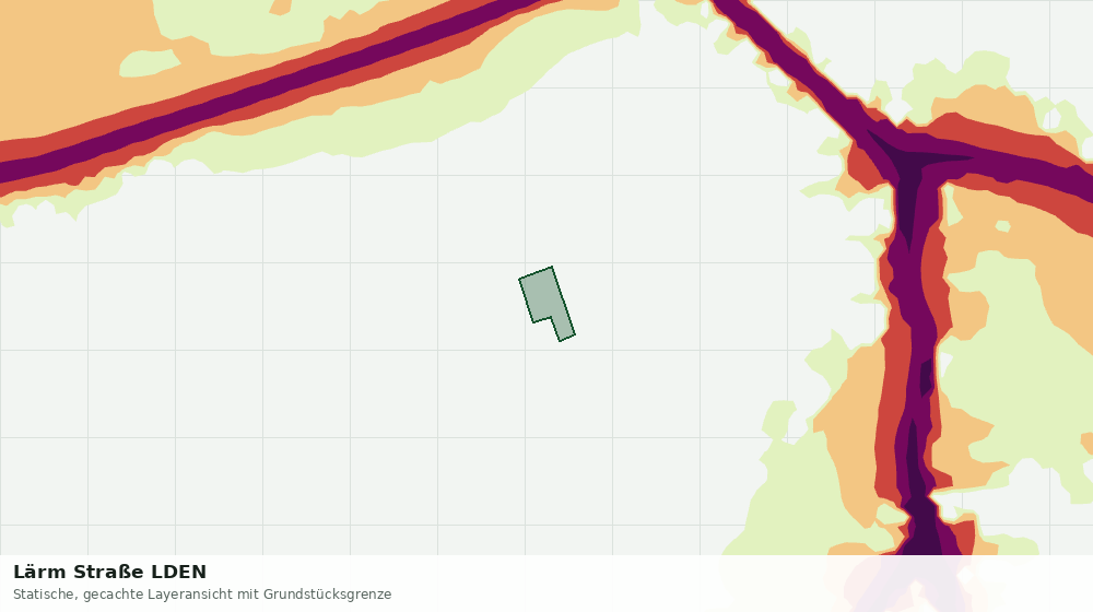 Statische Kartenansicht: Lärm Straße LDEN