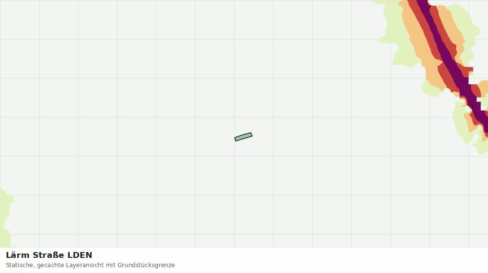 Statische Kartenansicht: Lärm Straße LDEN